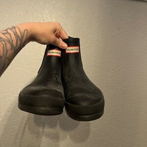 Hunter Chelsea Rubber Rain Boots, EU 37